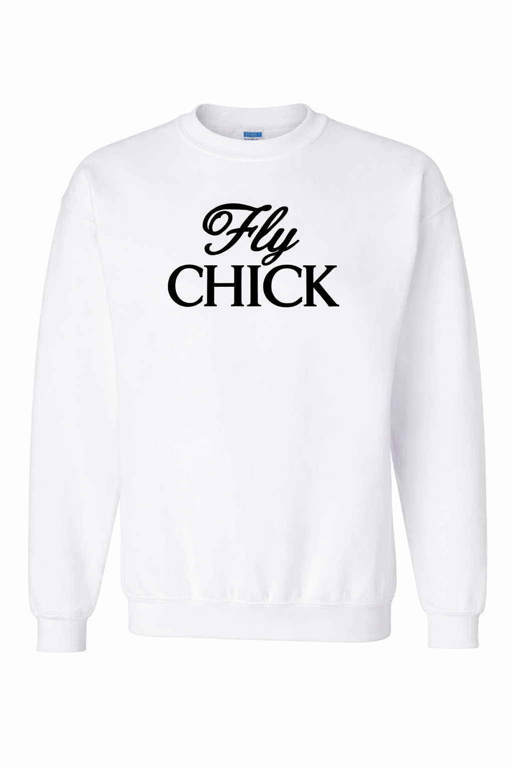 Fly CHICK Signature Crewneck - Stacked Logo