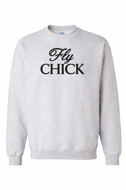 Fly CHICK Signature Crewneck - Stacked Logo