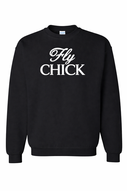 Fly CHICK Signature Crewneck - Stacked Logo