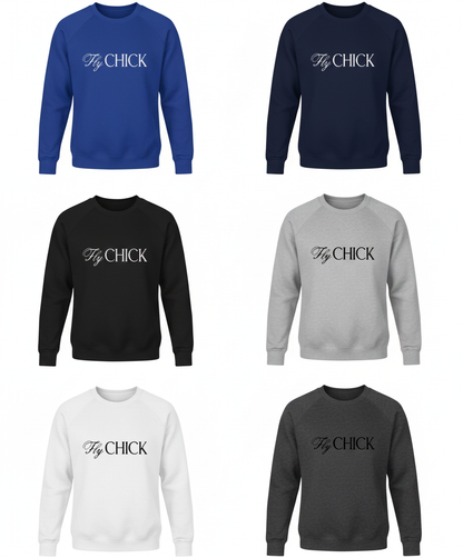 Fly CHICK Signature Crewneck - Horizontal Logo